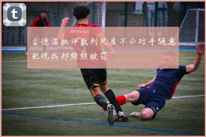 古德温批评裁判尺度不公对手随意犯规我却频频被罚